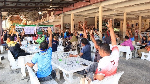 สรุปผลการดำเนินงานการมีส่วนร่วมของประชาชน กิจกรรมก่อสร้างทางหลวงพัฒนาพื้นที่ระดับภาค ทางหลวงหมายเลข 4287 ตอน ท่าชะมวง - ควนลั